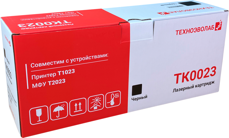 Тонер-картридж Техноэволаб Тонер (1,5K) для T1023/T2023 (TK0023)