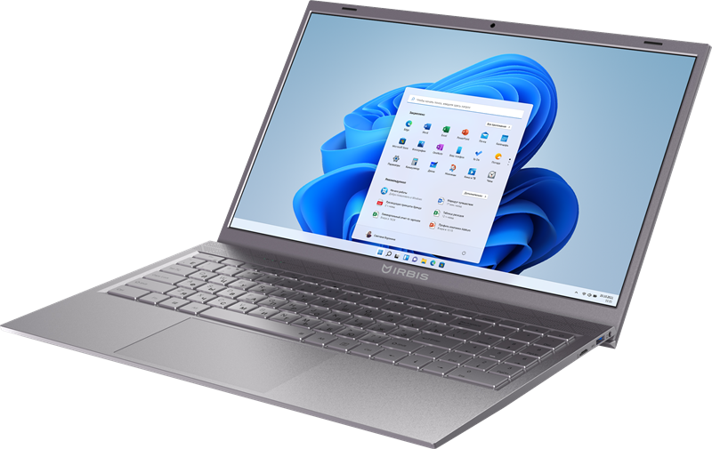 Ноутбук IRBIS 15NBC1004 15.6" Core I5-1035G41035G4, 15.6"LCD 1920*1080 IPS , 16+256GB SSD, AC wifi, camera: 2MP, 5000mha battery, metal case (после ремонта, потертости, царапины, сильные повреждения коробки)