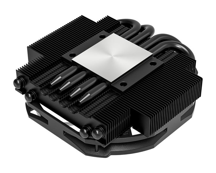 Кулер для процессора ID-COOLING IS-30A BLACK AMD AM5/AM4 низкопрофильный высота 30mm (36шт/кор, TDP 100W, PWM, 4 тепл.трубки прямого контакта, FAN 92mm) BOX