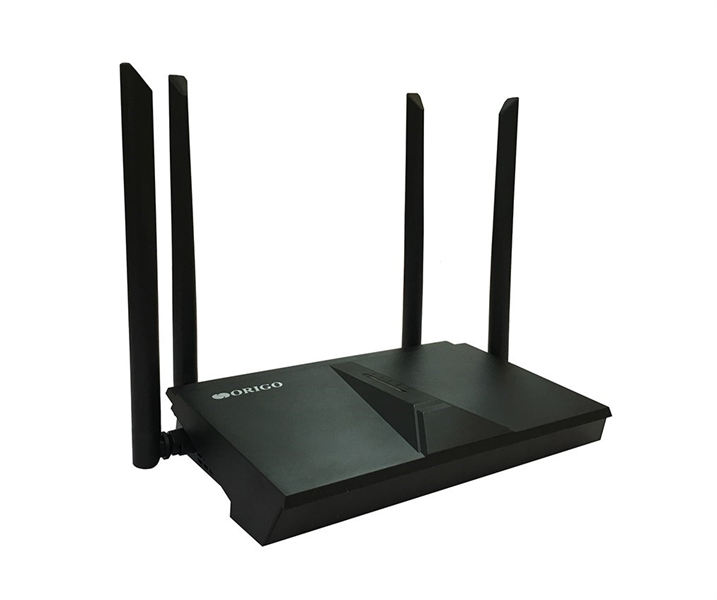 Маршрутизатор ORIGO Двухдиапазонный Wi-Fi 6 маршрутизатор AX1800, 1x1000Base-T WAN, 3x1000Base-T LAN, 4 внешние антенны 5 dBi