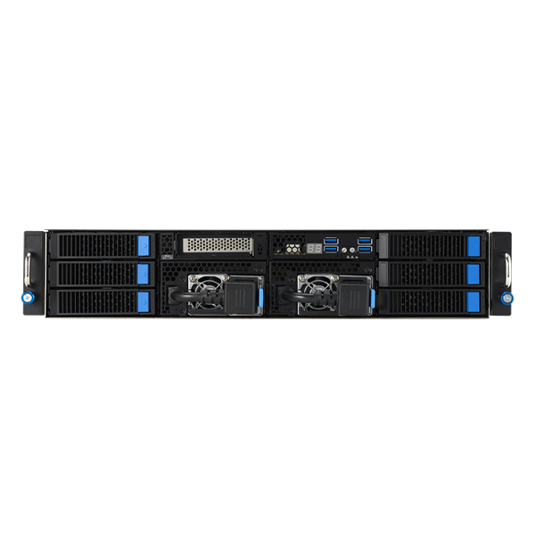 Серверная платформа ASUS ESC4000A-E12-SKU1, 2U GPU, 1 x SP5 LGA6096 EPYC 9004 (400W), 12DIMM DDR5, 2 x 2.5" SATA/SAS*/NVMe + 2 x 3.5" SATA/SAS*/NVMe + 2 x 3.5" SATA/SAS*,2 x GbE LAN (I350), 2x 2600W