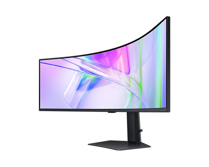 Samsung 49" ViewFinity S9 S49C950UAI Curved (VA 32:9 5120x1440x120Hz 5ms 350cd 3000:1 178/178 1,07 млрд DP;HDMIx2; USB-C (90 Вт) USB3.0x3 Spk 2x5W HAS Tilt Swiv VESA Black