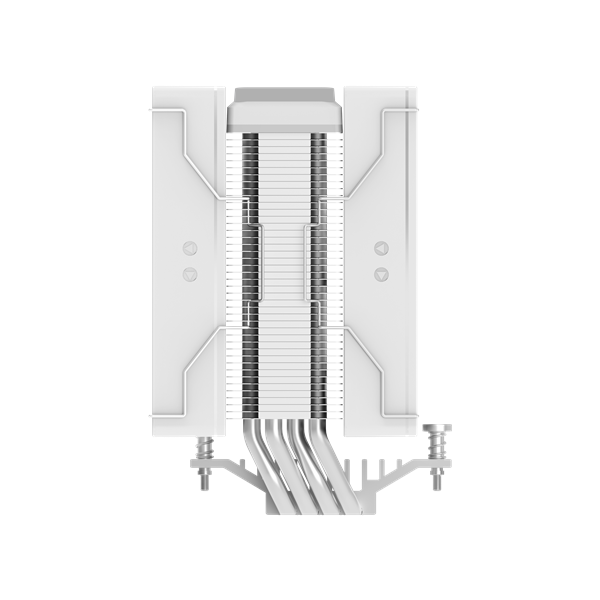 Кулер для процессора Ocypus Delta A40 SE WH Dual Fan ARGB, 2x120mm ARGB FAN, Top ARGB Panel, 4 HEAT PIPES, 4-PIN PWM, 800-1800 RPM, 31DBA, HYDRO BEARING, LGA115X/1200/1700/18XX, AM4/AM5
