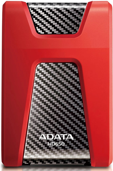 Внешний накопитель External HDD ADATA 1TB USB 3.2 Gen 1 (USB 5Gbps) COLOR BOX red