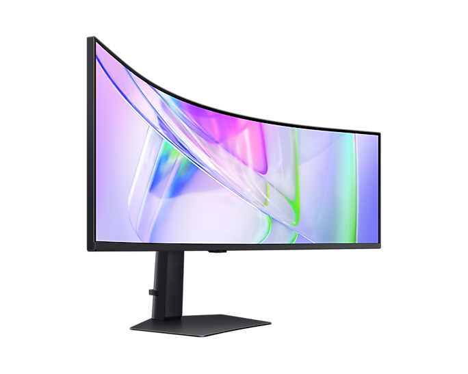 Samsung 49" ViewFinity S9 S49C950UAI Curved (VA 32:9 5120x1440x120Hz 5ms 350cd 3000:1 178/178 1,07 млрд DP;HDMIx2; USB-C (90 Вт) USB3.0x3 Spk 2x5W HAS Tilt Swiv VESA Black