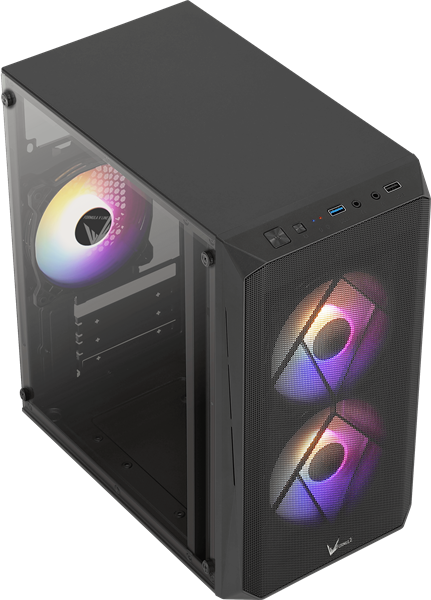 корпус Formula V Line CS-107 Plus mATX USB3.0x1/USB2.0x1/audio (ex Aerocool)