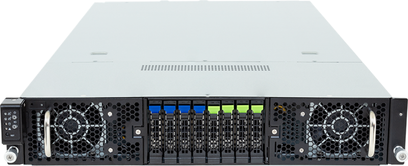 Шасси серверное Gigabyte Server Platform G294-Z43 / 2U / 2xAMD (9004/9005) / 2xHS /24xDIMM / 4xSFF NVME/SAS/SATA + 4xSFF SATA/SAS / 16xGPUs SS /2x10GbE / 16xFHFL + 2xLP / 2x3000W / Rails / 1Y