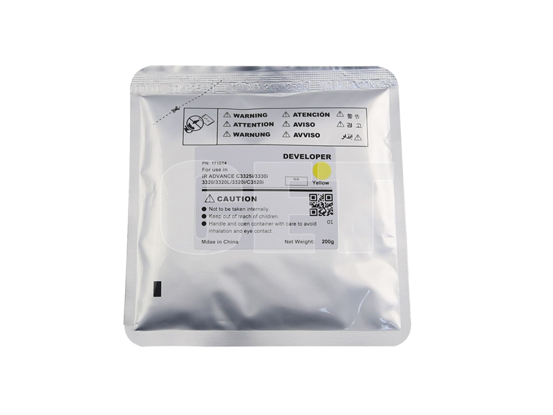Тонеры и девелоперы Девелопер для CANON iR ADVANCE C3320/3325i/3330/3525i/3530i (CET) Yellow, 200г, 240000 стр., CET171014