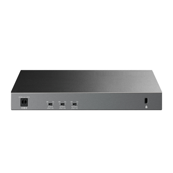 коммутатор TP-Link LS1210GP, 10-Port Gigabit Desktop Switch with 8-Port PoE+, 61 Вт, 250 m