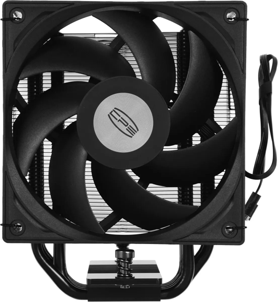 Кулер для процессора PCCooler RT500 BK, 120mm FAN, 5 HEAT PIPES, 4-PIN PWM, 500-2200 RPM, 34.9 DBA, HYDRO BEARING, LGA 1851/1700/1200/115X, AMD AM5/AM4