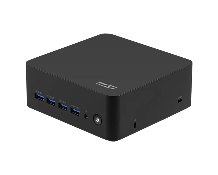 Персональный компьютер MSI Cubi Z AI 8M AMD Ryzen 7 8845HS (3.8GHz), NoMemory, noHDD, noSSD, AMD Radeon Graphics, WiFi, BT, no keyboard&mouse, noOS, 1y war-ty