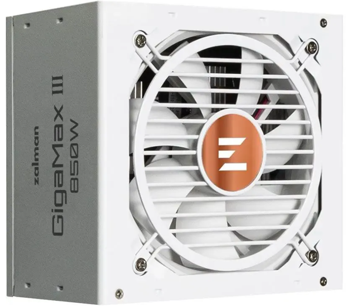 Блок питания Zalman ZM850-GV3 WH, 850W, ATX12V v3.0, Gen 5.0, APFC, 12cm Fan, 80+ Bronze, Retail