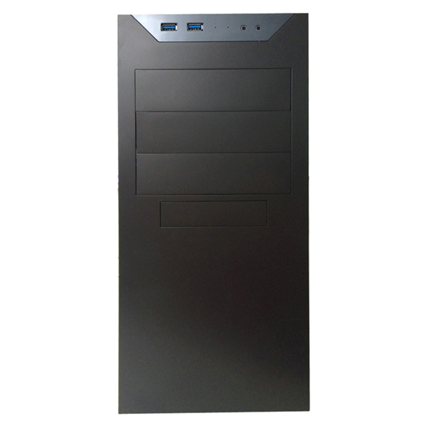 корпус MidiTower Powerman BA833 Black ____ U3.0*2+A(HD) ATX, mATX(без блока питания)
