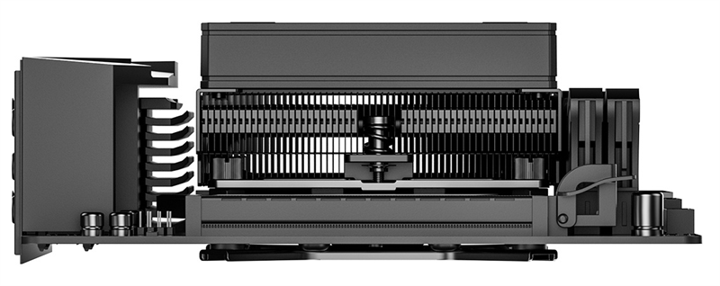 Кулер для процессора ID-COOLING IS-47-XT V2 LGA1851/1700/1200/115X/AM5/AM4 низкопрофильный высота 47mm (24шт/кор, TDP 100W, PWM, 4 тепл.трубки + медная база, FAN 92mm, черный) BOX