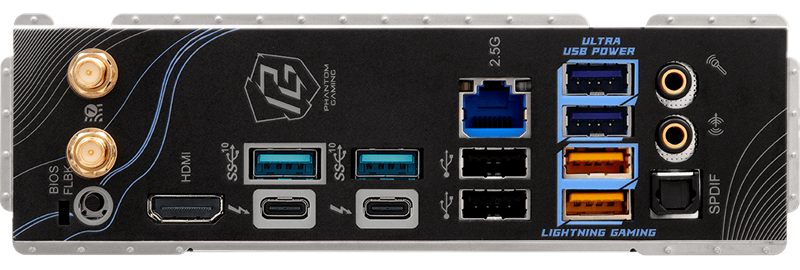 Материнская плата ASROCK Z890 RIPTIDE WIFI, LGA1851, Z890, 4*DDR5, 4*SATA, 4*M.2, 6*USB 3.2, 2*USB 2.0, 2*Type-C, 2*PCIx16, 1*PCIx4, 1*M.2 (Key E), HDMI, ATX