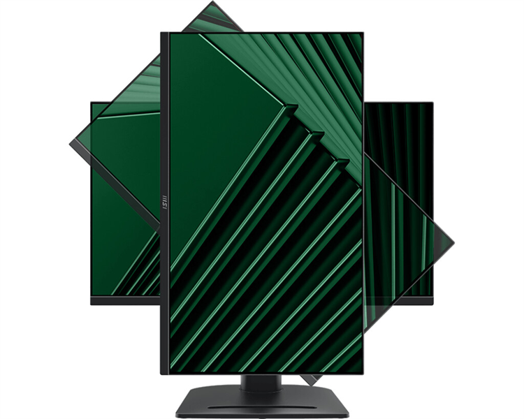 MSI PRO MP275QPDG 27" 16:9 WQHD(2560x1440) IPS Flat, WebCam FHD, 1ms(MPRT), 1300:1,100M:1,250nit,178/178,2xHDMI,DP,USB-C,USB-B, 4xUSB-A,Speaker,Tilt,Swivel,Height,Pivot 100HZ,Black,1y war-ty