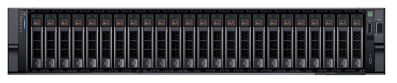 Шасси серверное DELL PowerEdge R760 2U/24SFF(8 universal)/2xHS/H755/2xGE/6VHPerf Fan/RC2/ bezel/noTPM/IDRAC9 ent/rails/1YWARR(210-BDZY)