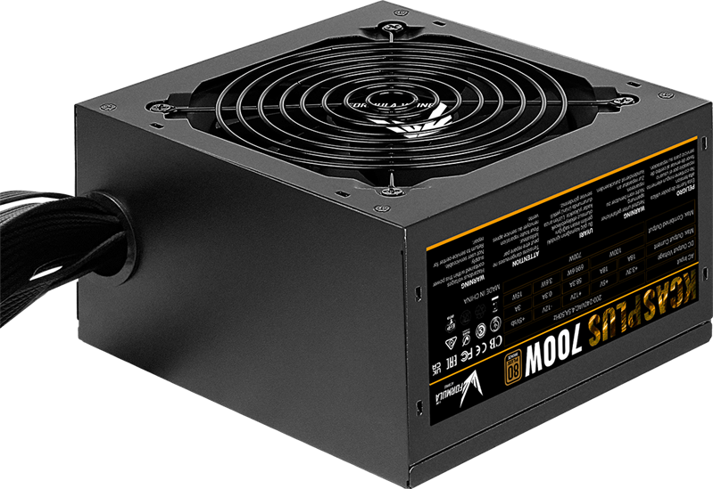 Блок питания Formula V Line KCAS PLUS 700W, 700W, APFC, 80+ Bronze, ATX12V v2.4, 12cm Fan (ex Aerocool)
