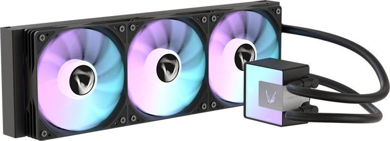 Система водяного охлаждения Formula V Line ICE JET GLOW 360 BK, 360mm, 3x120mm, ARGB fans, LGA115X/1200/1700/1851, AM4/AM5