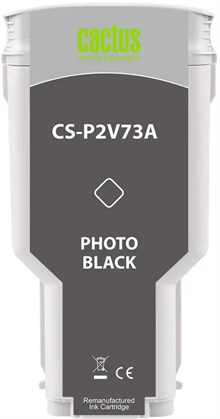 Картридж струйный Cactus CS-P2V73A №730 фото черный (300мл) для HP Designjet T1600/1700/2600