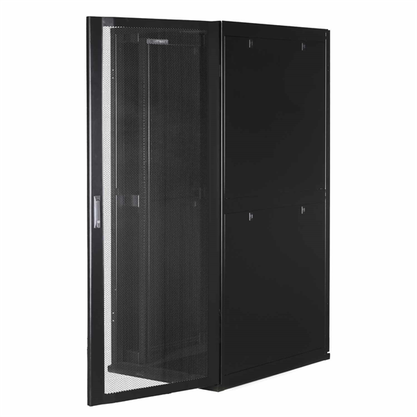 Серверный шкаф SMARTWATT Серверный шкаф Rack S-Series 42U 800x1070мм, двери с перфорацией, боковые панели 4шт и ролики в комплекте, черный (4512020620017)
