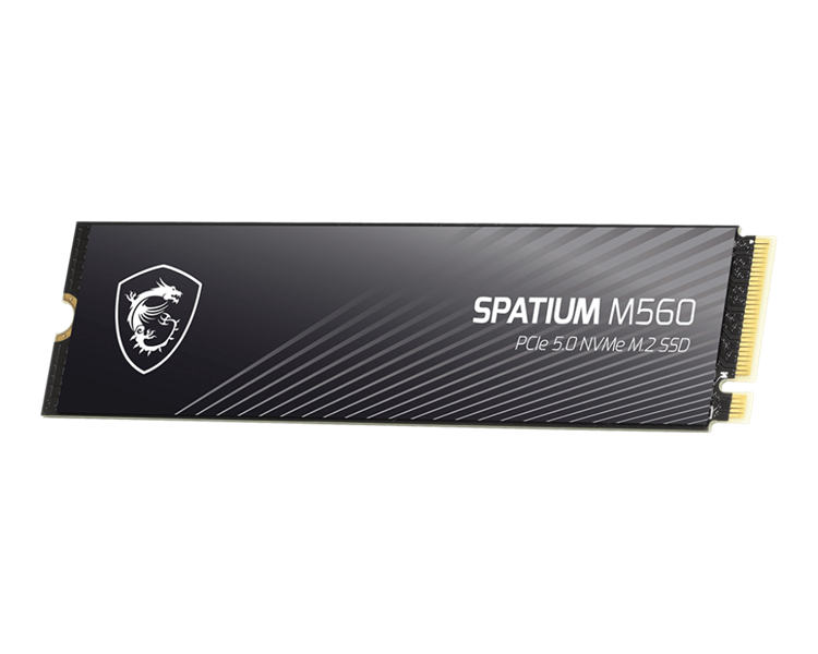 Твердотельный накопитель MSI SSD SPATIUM M560 2TB M.2 2280 PCle 5.0 NVMe R10300/W8700MB/s 3D NAND TLC MTBF 1.5M 1300000/1400000 IOPS 1200TBW