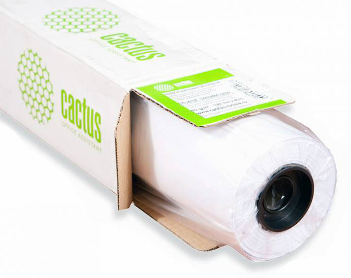 Cactus CS-LFP90-914457 36"(A0) 914мм-45.7м/90г/м2/белый CIE171% для струйной печати втулка:50.8мм (2") (упак.:1рул)