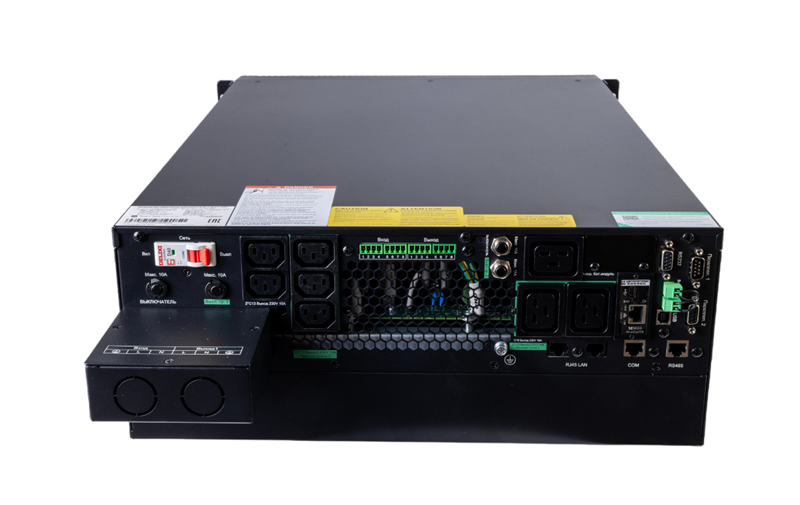 Источник бесперебойного питания Systeme Electric Smart-Save Online SRT, 5000VA/5000W, On-Line, Extended-run, Rack 4U (Tower convertible), LCD, 5xC13, 3xC19, USB, RS-232, Pre-Inst. Web/SNMP