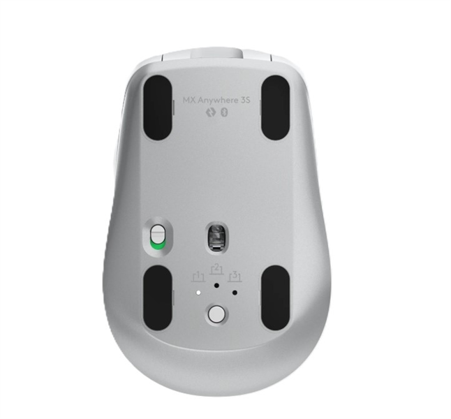 Мышь Logitech Wireless MX Anywhere 3S Mouse, 200-8000dpi, Bluetooth, PALE GREY, [910-006930]