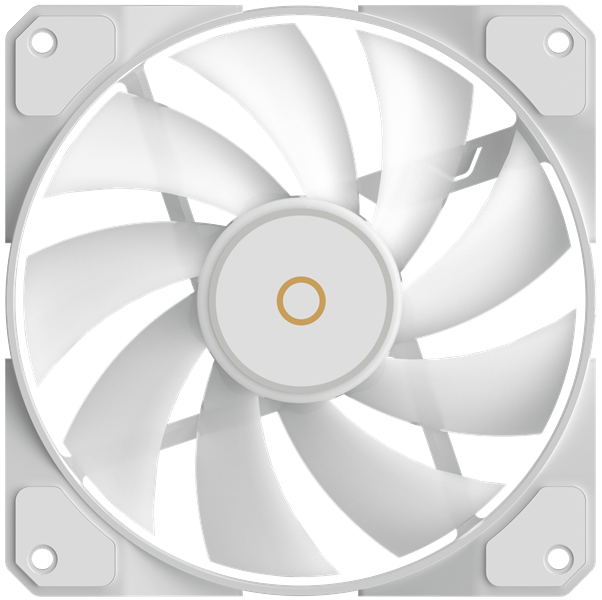 Вентилятор для корпуса Ocypus Beta F12 WH ARGB, 120x120x25mm, 4-PIN PWM, 800-1600 RPM, 29 DBA MAX, HYDRO BEARING