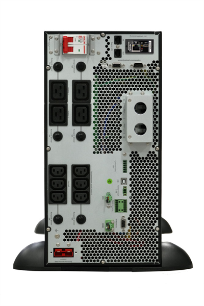 Источник бесперебойного питания Systeme Electric Smart-Save Online SRT, 6000VA/6000W, On-Line, Extended-run, Rack 2U+3U(Tower convertible), LCD, 6xC13, 4xC19, USB, RS-232, Pre-Inst. Web/SNMP