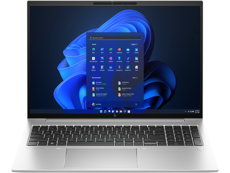 HP EliteBook 860 G10 Intel Core i7-1355U,16" WUXGA (1920x1200) IPS 400cd AG,16Gb DDR5-5200MHz(1),512Gb SSD NVMe,51Wh,FPS,ENG/RU Kbd Numpad Backlit+SR,1.73kg,Silver,2y,Win11Pro
