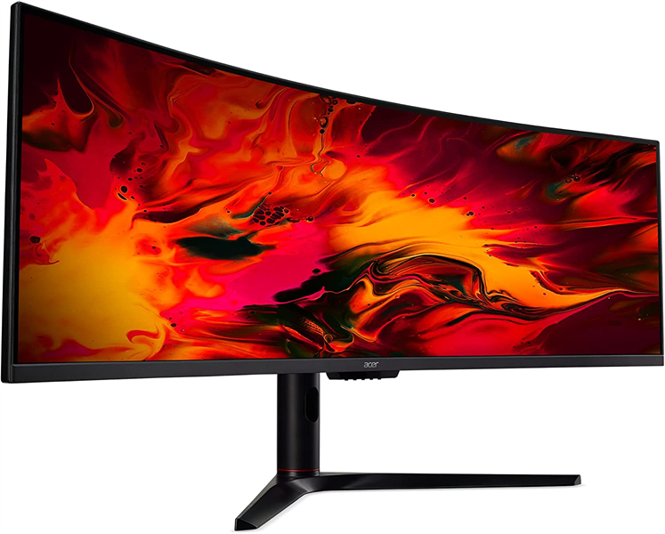 49'' ACER Nitro EI491CURSbmiipphx , 5K 32:9, VA, 5120x1440, 4ms, 350 / 400cd, 120Hz, 2xHDMI(2.0) + 2xDP(1.4) + Audio Out, 3Wx2, FreeSync Premium Pro, HDR 400, h.adj 95, Curved 1800R Black
