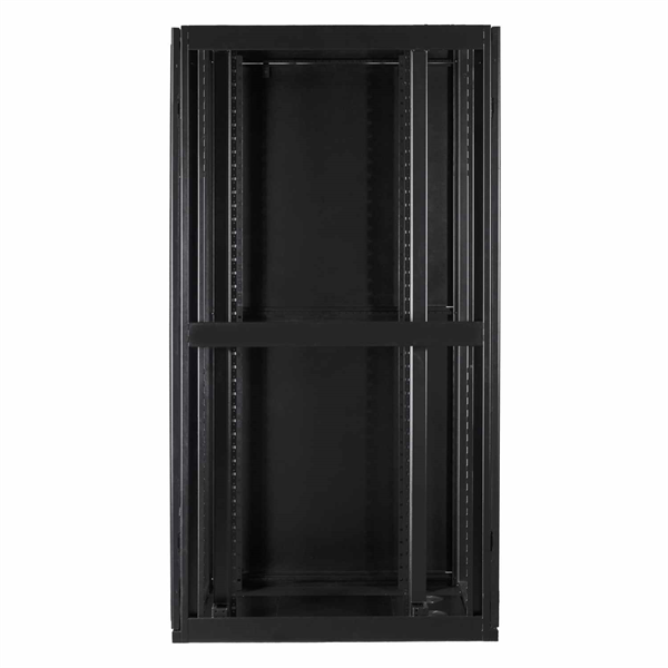Серверный шкаф SMARTWATT Серверный шкаф Rack S-Series 42U 800x1070мм, двери с перфорацией, боковые панели 4шт и ролики в комплекте, черный (4512020620017)