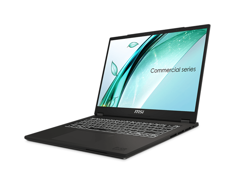 MSI Commercial 14 H A13MG Core i5-13420H 14” 16:10 FHD+ (1920x1200) IPS,DDR4 16GB (16GB*1) 512GB SSD,Iris Xe Graphics,Smart Card Reader,53.8Whr,1.6kg,1y,Dos,Solid Gray