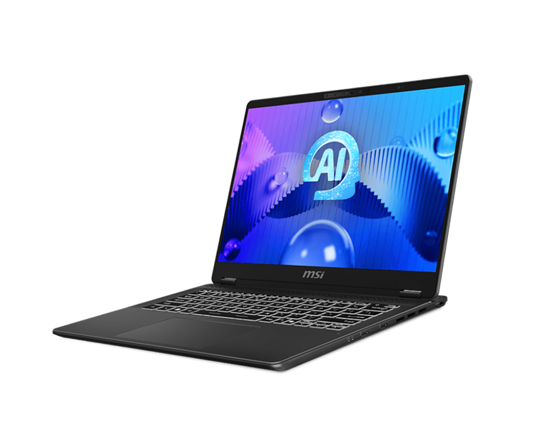 Ноутбук MSI Prestige 14 AI Evo Core Ultra 7 155H 14" 16:10 FHD+ (1920х1200) 400nits, IPS DDR5 16GB (8GB*2), 512Gb SSD, Intel® Arc Graphics,90Whr,1.7kg,Backlit,Win11 Pro,Stellar Gray,KB Eng/Rus