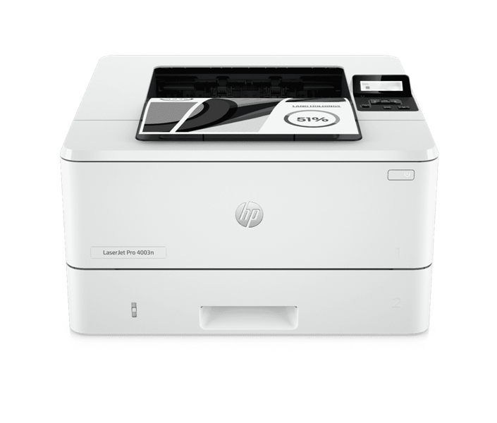 Лазерный принтер HP LaserJet Pro 4003n (A4, 1200dpi,40 ppm, 256 Mb, 2tray 100+250, USB2.0/GigEth, PS3 , ePrint, AirPrint, cartridge 1500 pages in box, repl. W1A53A)