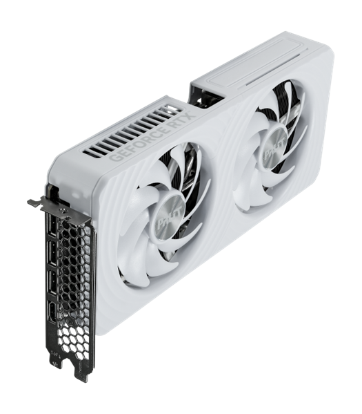 Видеокарта PALIT NE7506TU19P1-GB2062M RTX5060Ti WHITE OC 8GB GDDR7 128bit 3-DP HDMI