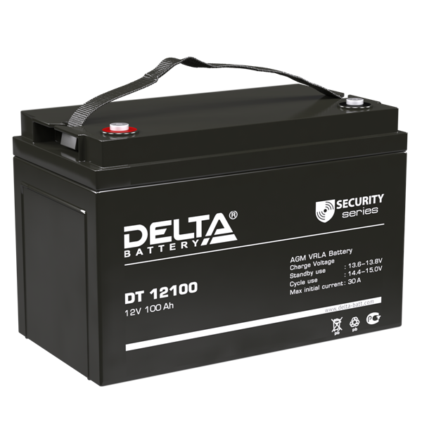 Аккумуляторная батарея Delta Аккумуляторная батарея для ОПС DT 12100 (12V / 100Ah) (4614010040007)