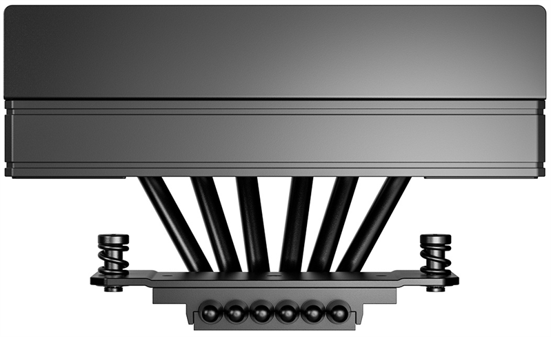 Кулер для процессора ID-COOLING IS-77-XT BLACK LGA1851/1700/1200/115X/AM5/AM4 низкопрофильный высота 77mm (18шт/кор, TDP 150W, PWM, 6 тепл.трубок + медная база, FAN 120mm) BOX