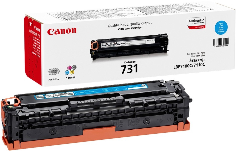Картридж Canon 731Y для LBP7100Cn/7110Cw, жёлтый, 1500 стр