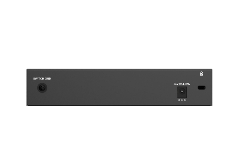 Коммутатор D-Link Коммутатор, 8x2.5GBase-T PoE 802.3bt 90 Вт, PoE-бюджет 230 Вт, корпус металл