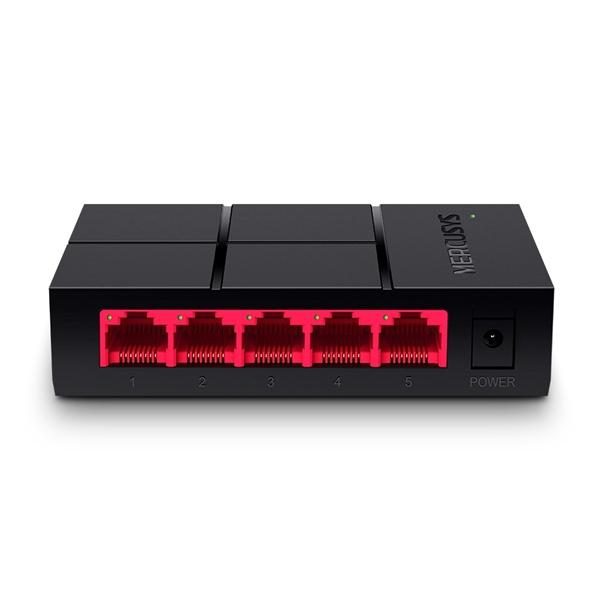 коммутатор Mercusys MS105G, 5-Port Gigabit Desktop Switch