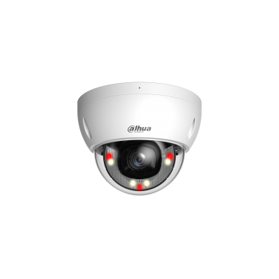 Видеокамера DAHUA Уличная купольная IP-видеокамера с ИИ 2Мп; 1/2.8” CMOS; объектив 2.8мм; WDR(120дБ); чувствительность 0.002лк@F1.6 сжатие: H.265+, H.265, H.264+, H.264, MJPEG; 2 потока до 2Мп@25к/с; видеоаналити