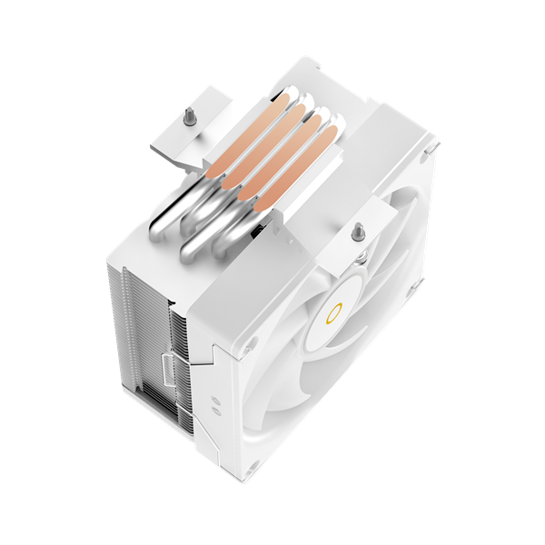 Кулер для процессора Ocypus Delta A40 SE WH ARGB, 120mm ARGB FAN, Top ARGB Panel, 4 HEAT PIPES, 4-PIN PWM, 800-1800 RPM, 31DBA, HYDRO BEARING, LGA115X/1200/1700/18XX, AM4/AM5