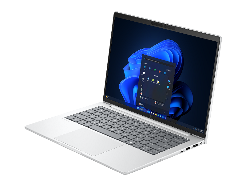 Ноутбук HP EliteBook 8 G1i 14 Intel Core Ultra7-255U,14" WUXGA (1920x1200) IPS 300cd AG,32Gb DDR5-5600MHz(1),1Tb SSD NVMe,Al Case,62Wh,FPS,ENG/RU Kbd Backlit,1.39kg,Silver,1y,Win11Pro