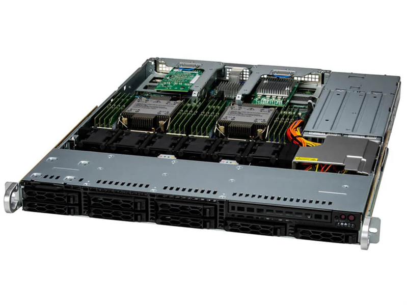 Сервер Supermicro SuperServer 1U 121C-TN2R 2x6530/ 4x64Gb/ 1x 480GB SATA/ 2x10GbE/ SFT-DCMS-SINGLE