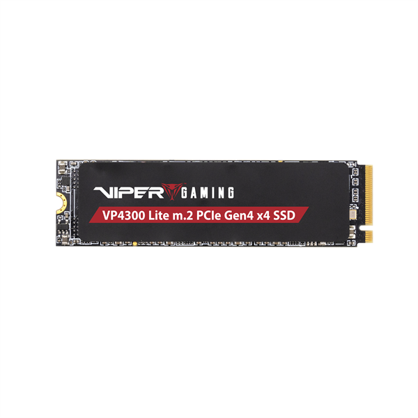 Твердотельный накопитель Patriot Viper VP4300 Lite 500GB M.2 2280 NVMe PCIe 4.0 x4 R7000/W4000 TBW 400TB 3D NAND