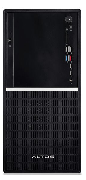 рабочая станция Altos P130 F10 SE [20L] Tower 750W 80+Gold Intel Core Ultra 7 265, 32GB (2x16) DDR5-5600 UDIMM, 1TB M.2 NVME, nVidia RTX Pro 2000 16GB 4x mDP, 1G+2.5G Dual LAN, No WLAN, Corded USB KB/Mouse, No OS, 3Y