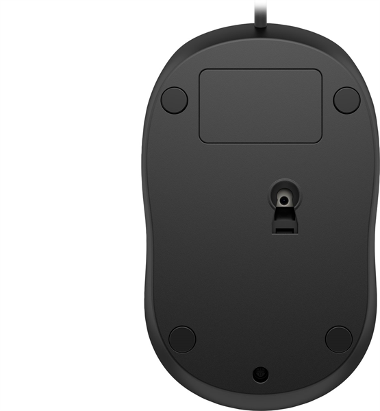 манипулятор Mouse HP Wired Mouse 1000 (Black) cons